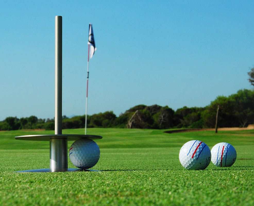 Hoyo de golf portátil